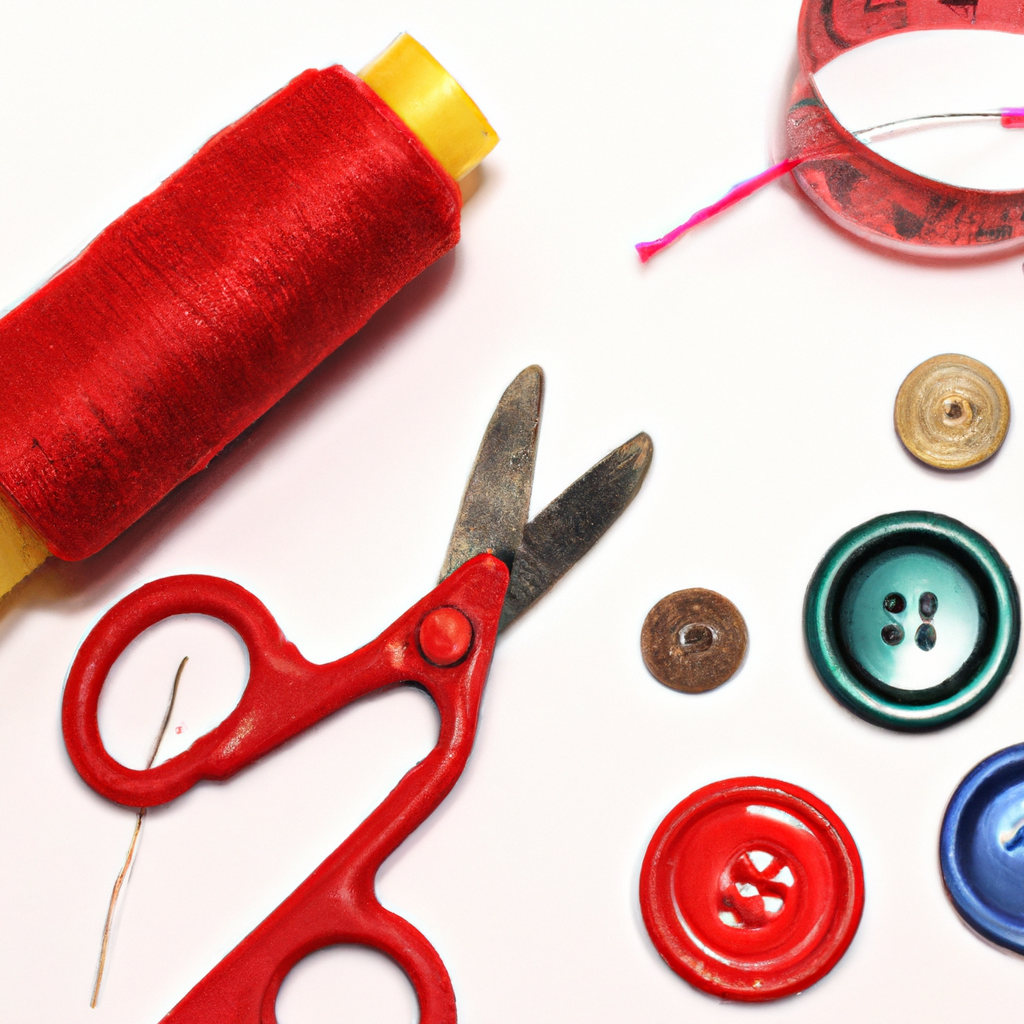 Sewing kit for clothing repair